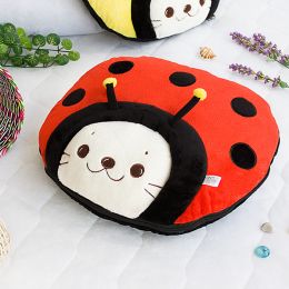 [Sirotan - Ladybug Red] Blanket Pillow Cushion / Travel Pillow Blanket (39.4 by 59.1 inches)