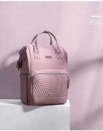 Fashion Diaper Baby Bag Backpack NB22179-HF (Color: Pink)